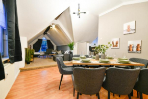 Großes Spree Apartment, 3 Schlafzimmer bis 10 Personen, 4x KfZ Parkplatz, Terrasse, Waschtrockner, Wlan, Netflix